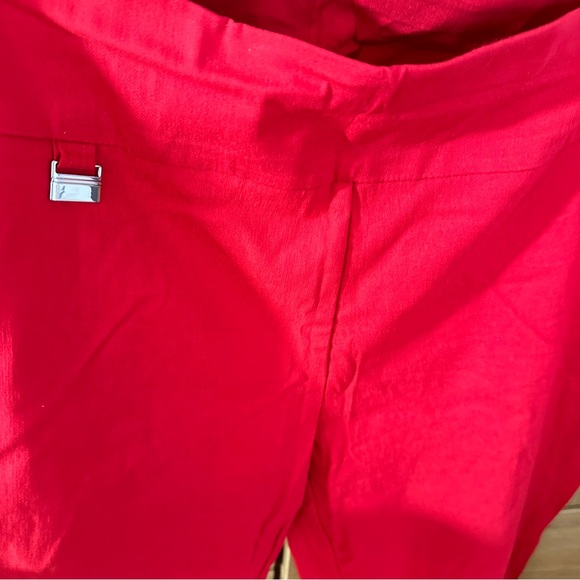 Women’s Alfani Red Cropped Crapi Pants - Picture 13 of 16